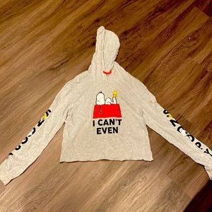 Crop top hoodie